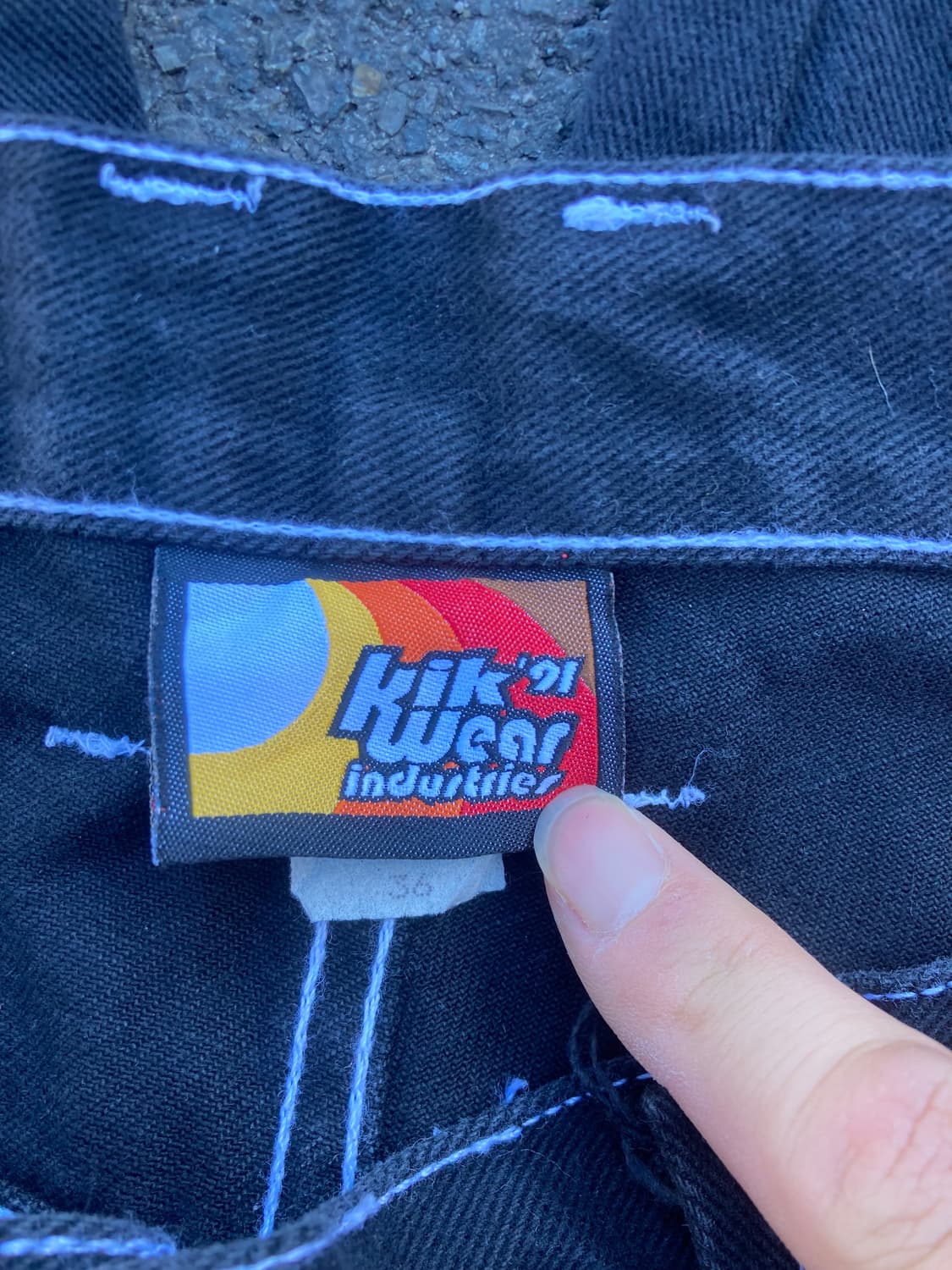 90s kikwear baggy pants 상품이미지3