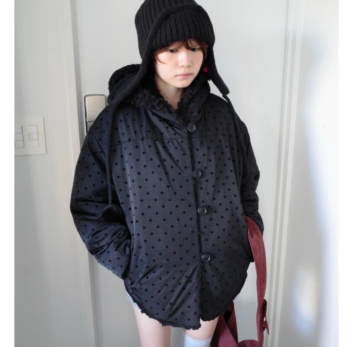 인앤양인하모니 리버시블 퍼 자켓 상품이미지1