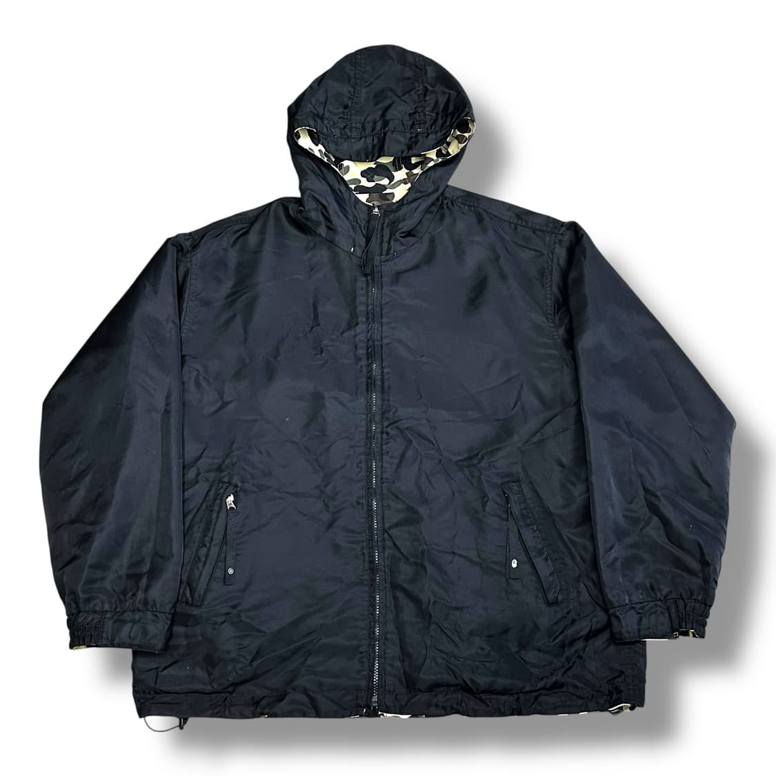 Bape 옐로우 카모 리버서블 후드 바람막이 상품이미지3