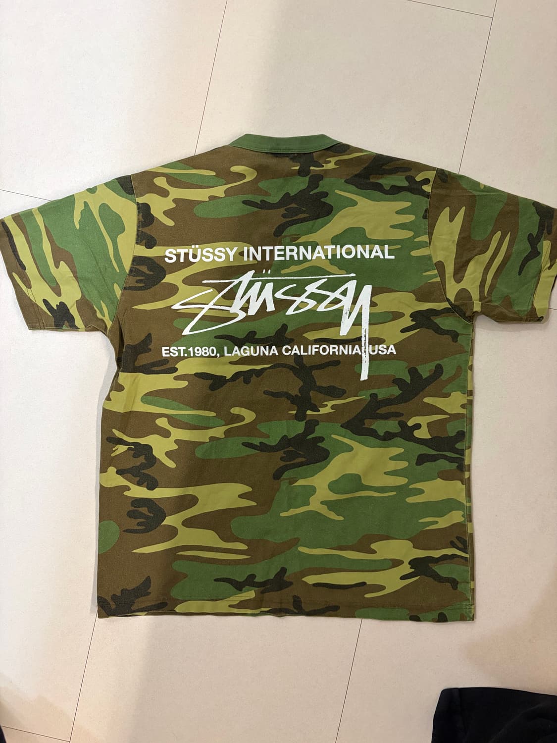 스투시 카모플라주 반팔 상품이미지1