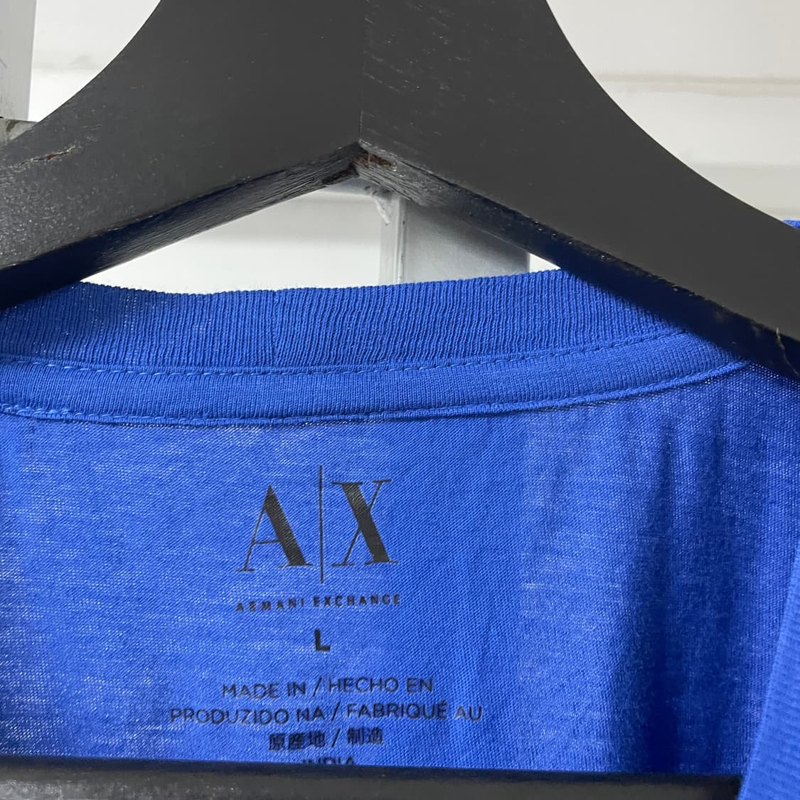 알마니 익스체인지 반팔 티셔츠 블루 L 상품이미지4