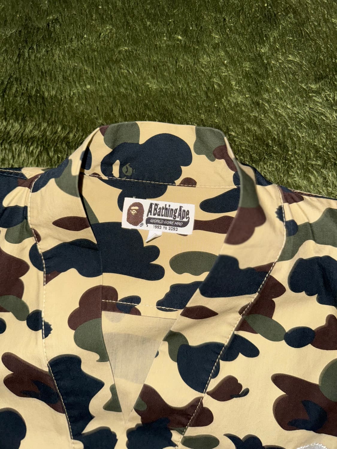 [L] BAPE 베이프 1st 카모 기모노 셔츠 자켓 상품이미지3