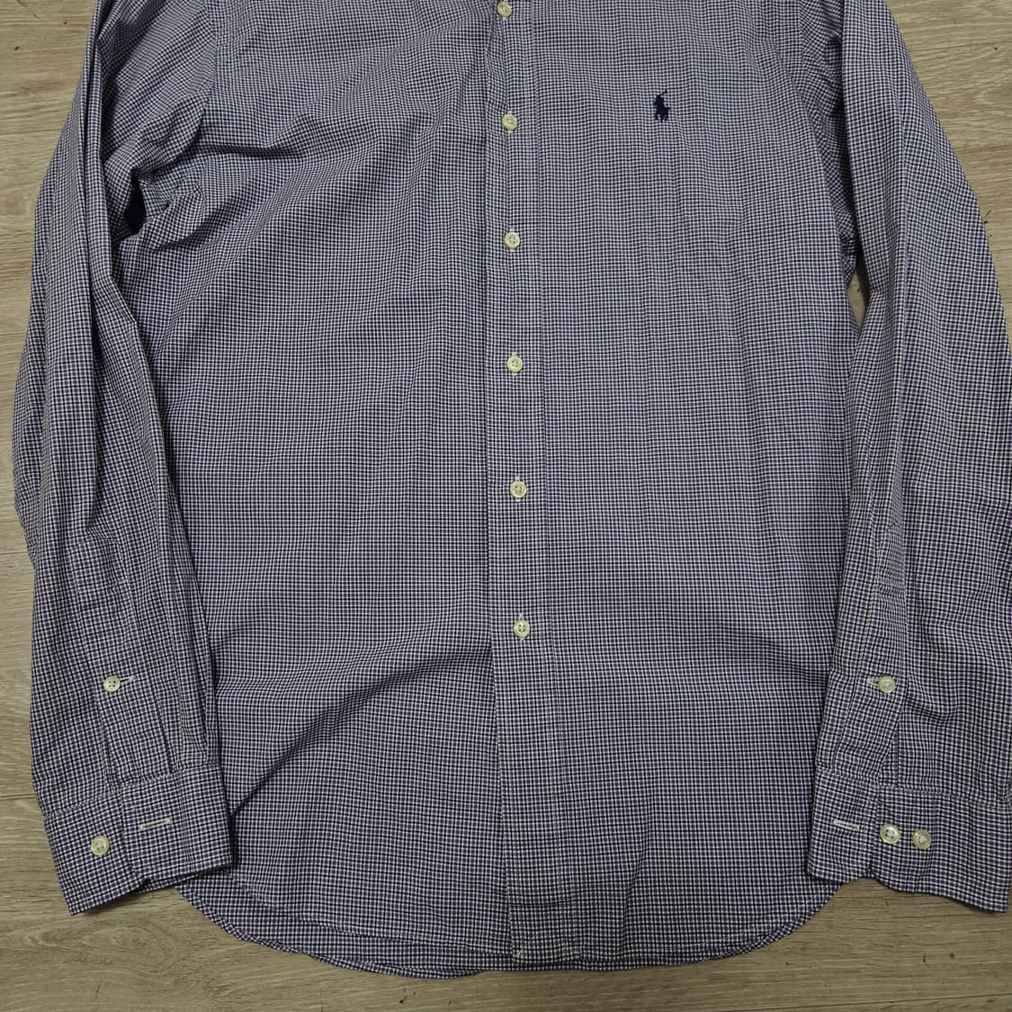 폴로 랄프로렌 클래식핏 버튼다운 체크셔츠 XL(105) 상품이미지3