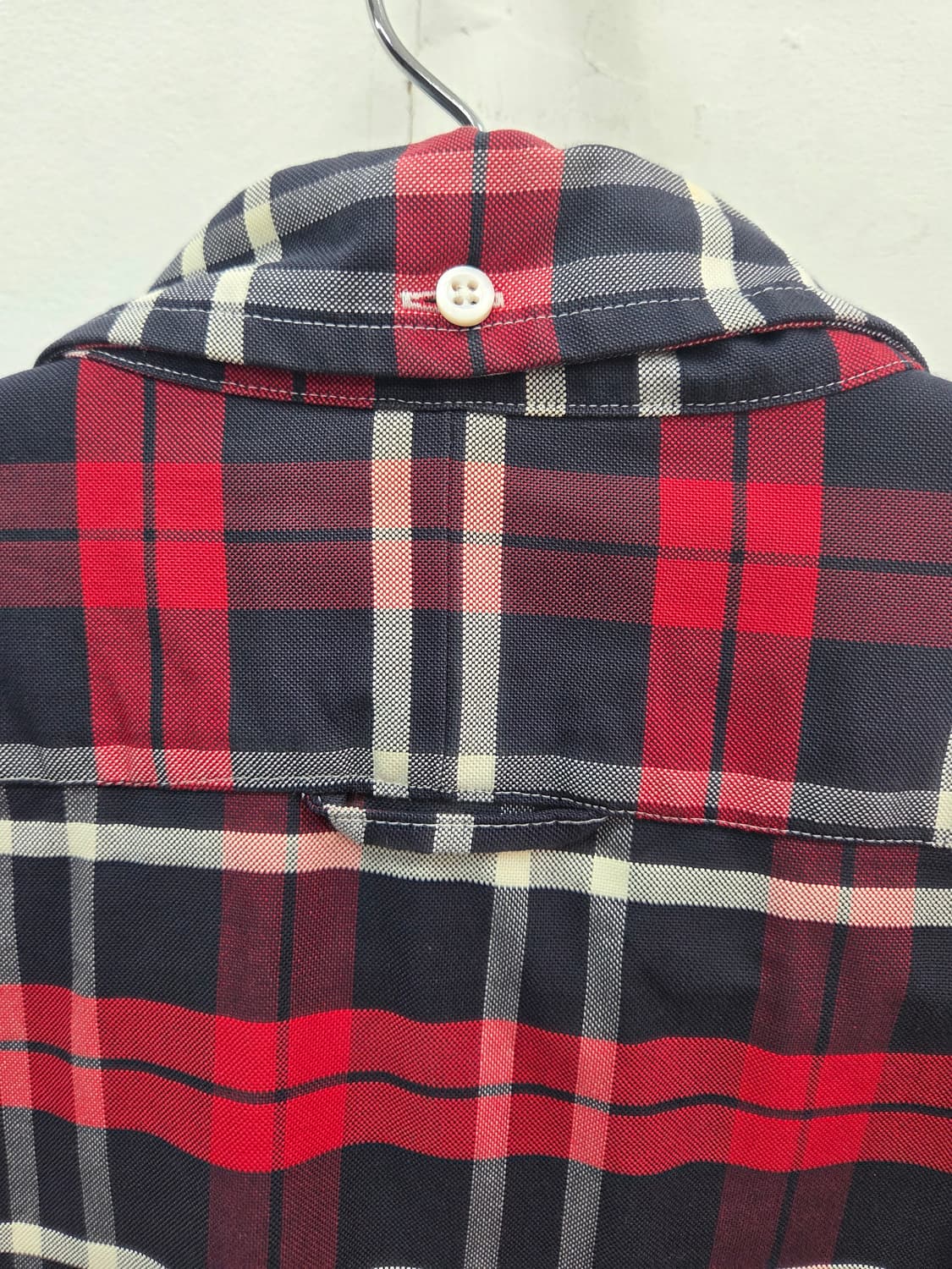 2사이즈 톰브라운 레드 체크 셔츠 암밴드 남성용 상품이미지8