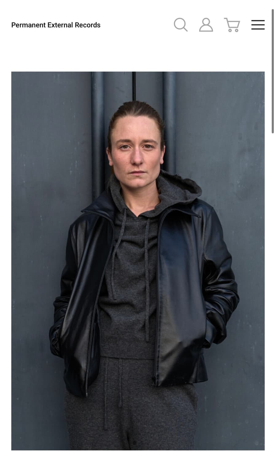 appendix leather jacket black 상품이미지1