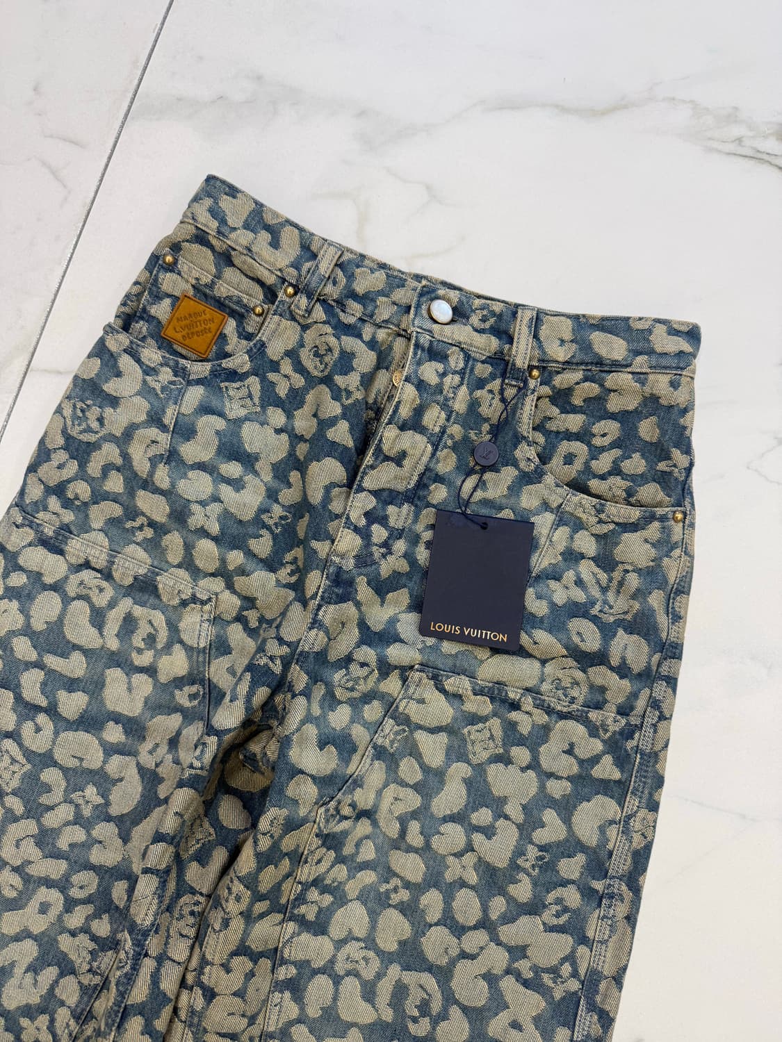 루이비통 자카드 워크웨어 데님 팬츠 상품이미지3