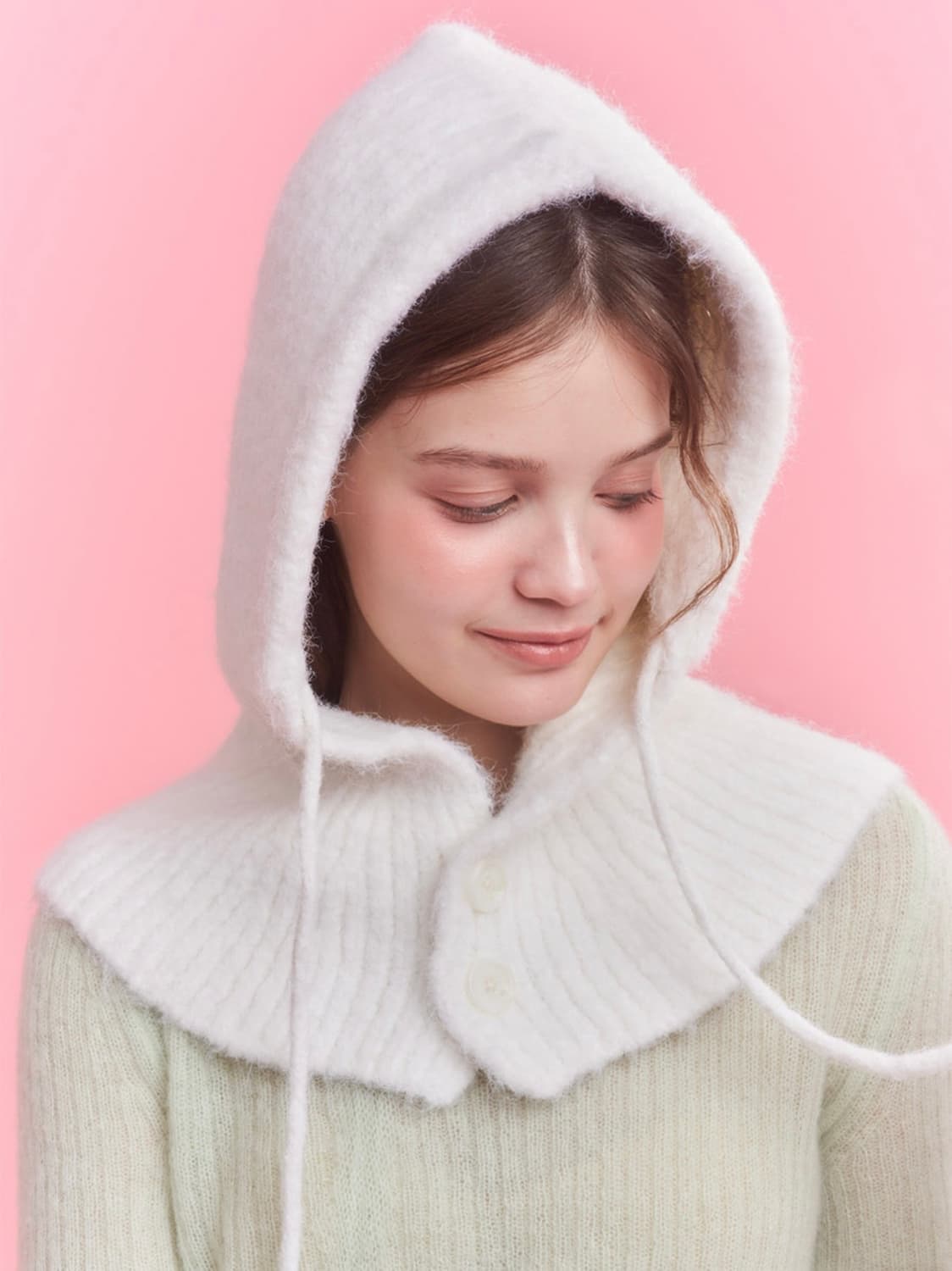 앵브록스 디어 마이 러브 바라클라바 화이트 상품이미지3