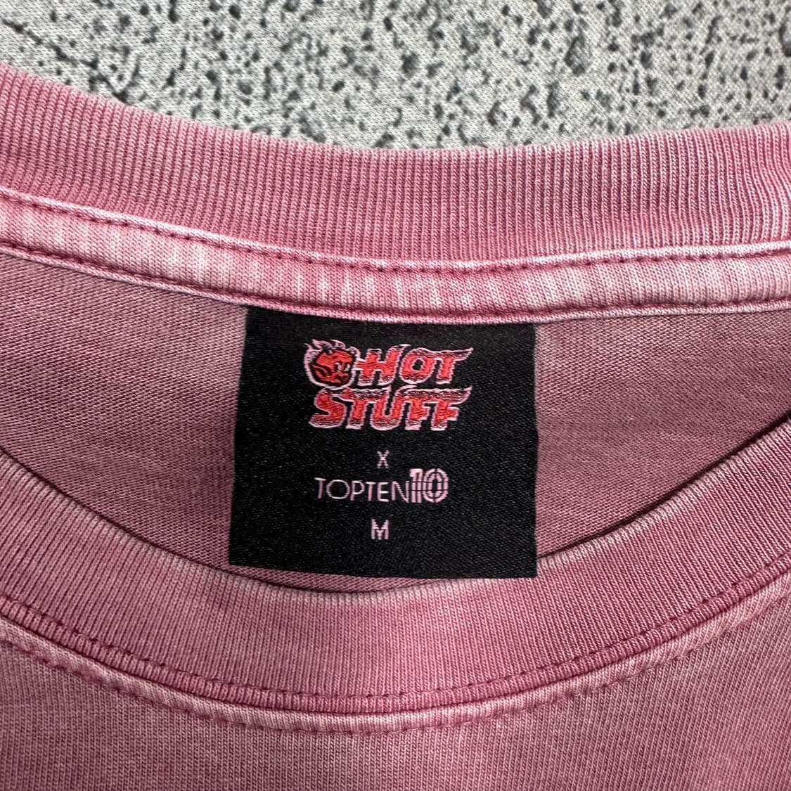 ✨ (바배) 핫스터프 x 탑텐 콜라보 피그먼트 롱슬리브 상품이미지3