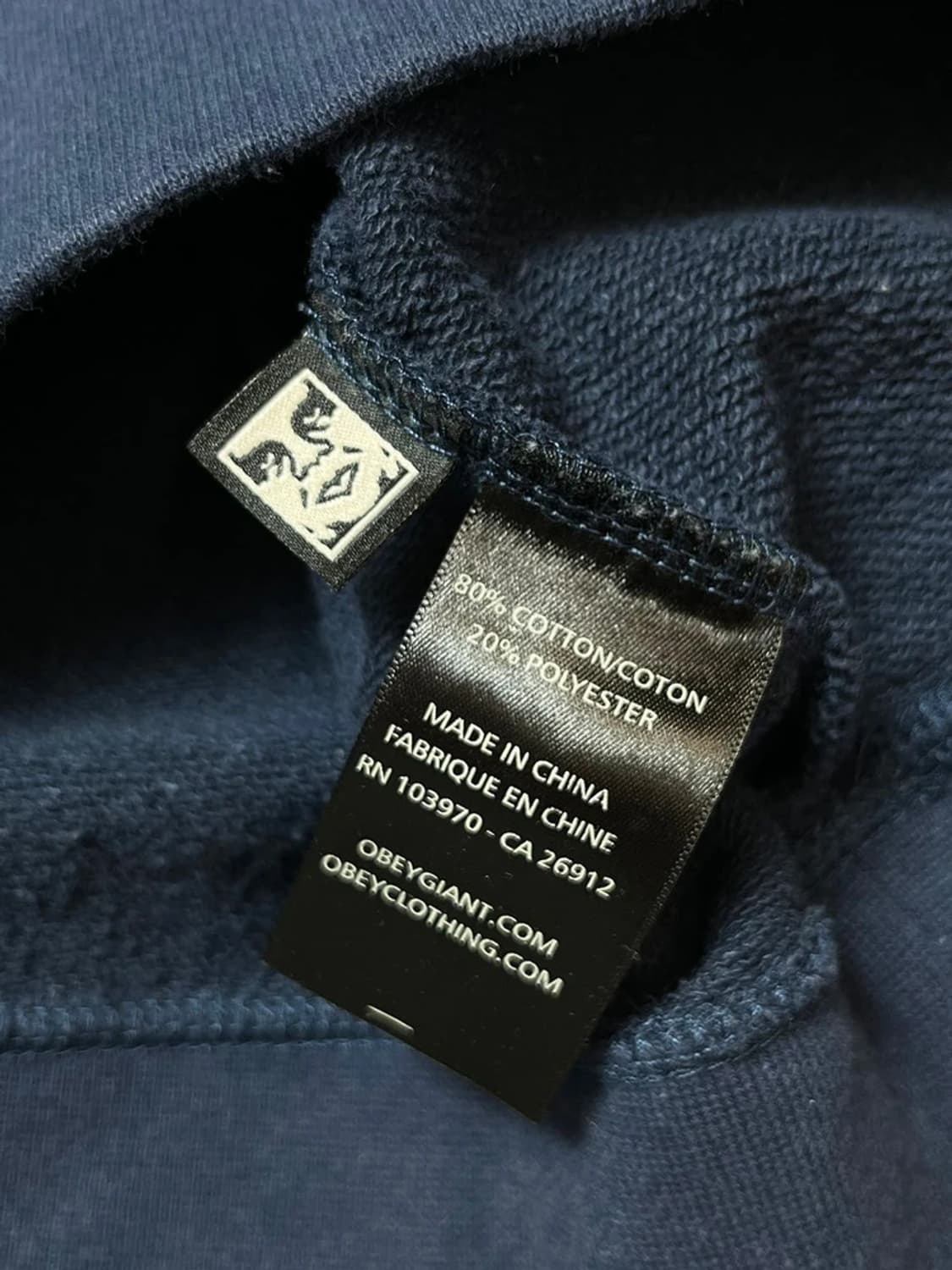 오베이 OBEY 오버핏 빅자수 맨투맨 PN8733 상품이미지6