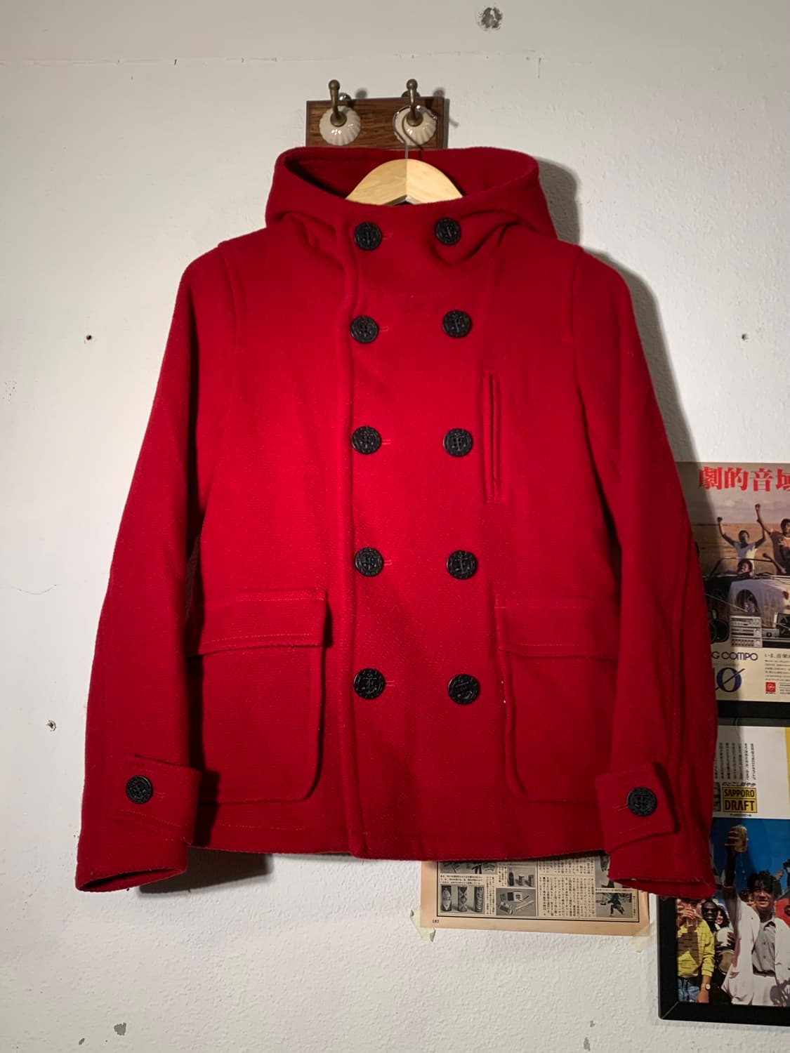 엑스걸 레드 피코트 상품이미지5