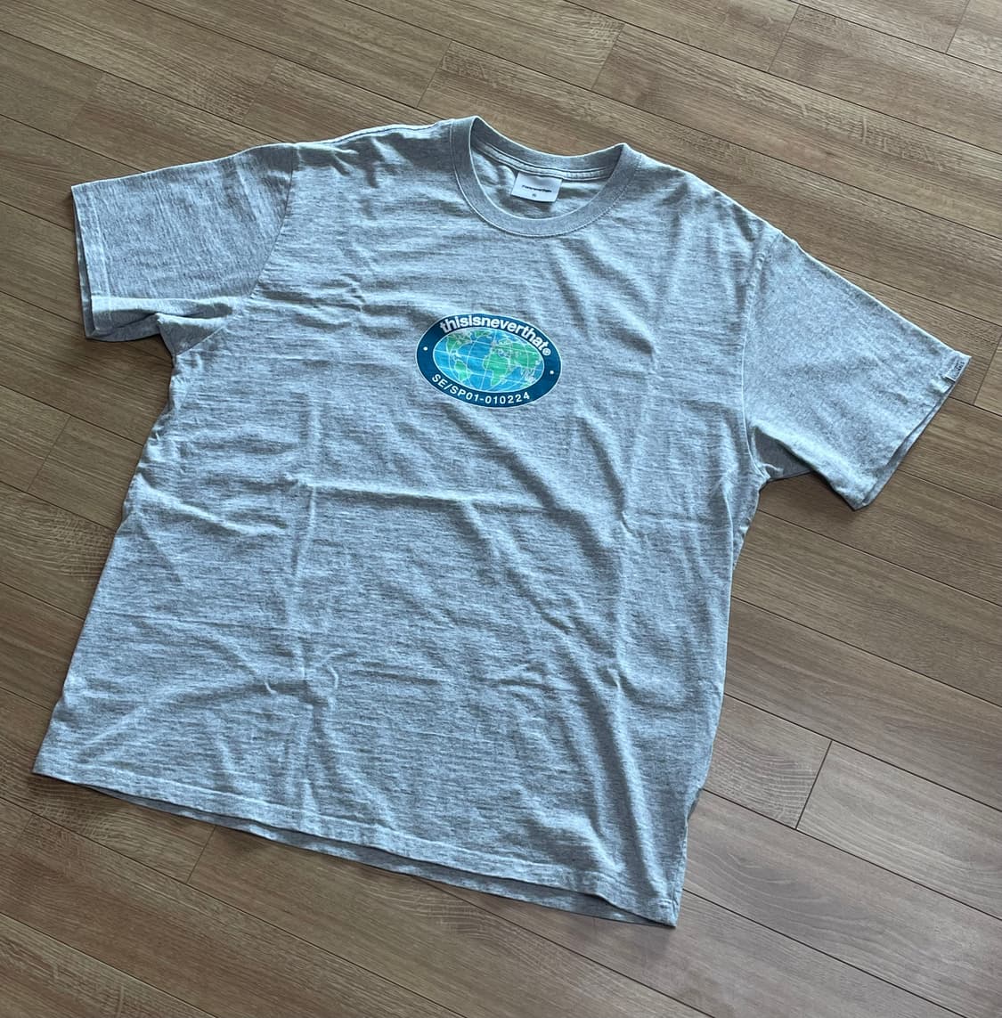 디스이즈네버댓 어스 티셔츠 헤더 그레이 상품이미지1