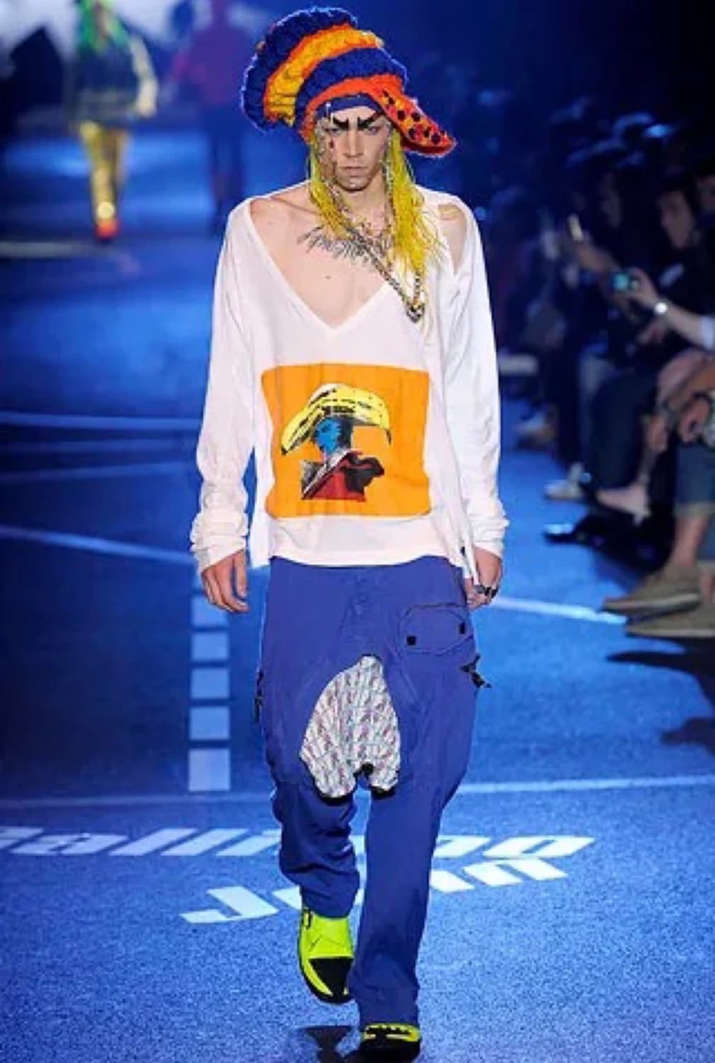 존갈리아노 09ss 런웨이 나폴레옹 셔츠 상품이미지5