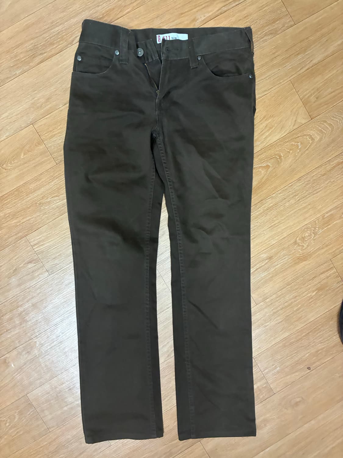 리바이스 511  다크 브라운 cotton pants 상품이미지3