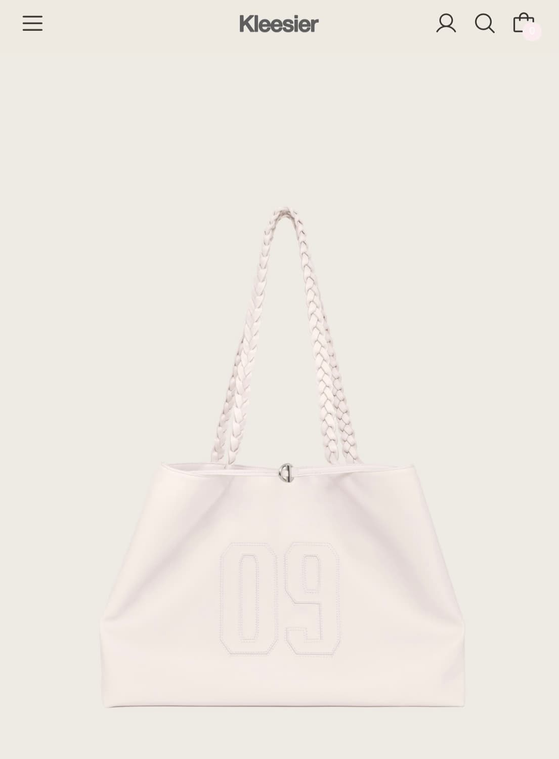 클리시어 클시 09 넘버링 레더백 가방 베이비 핑크 구해요ㅠㅠ! 상품이미지1