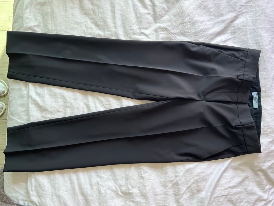 프라다 블랙 슬랙스 상품이미지1