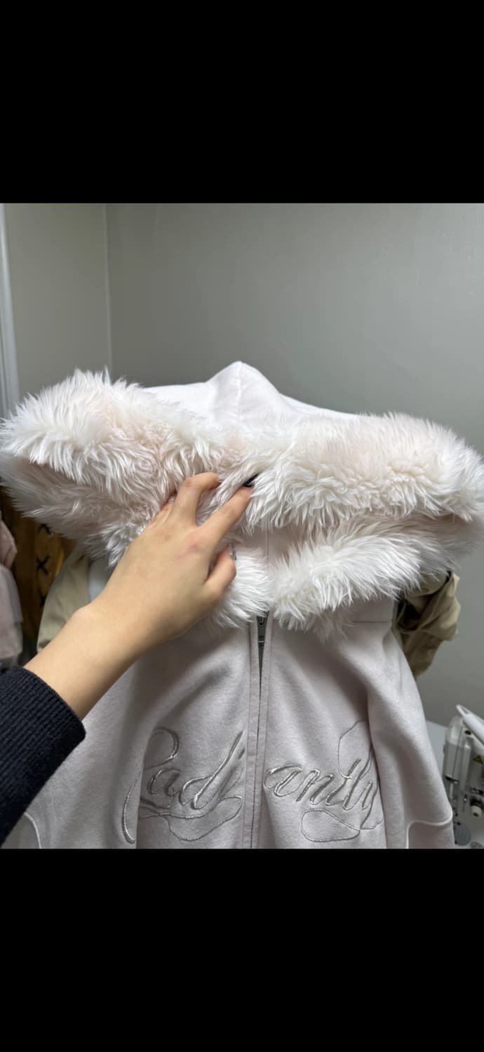 olivedesolive 베이비핑크 퍼 후드집업 상품이미지7