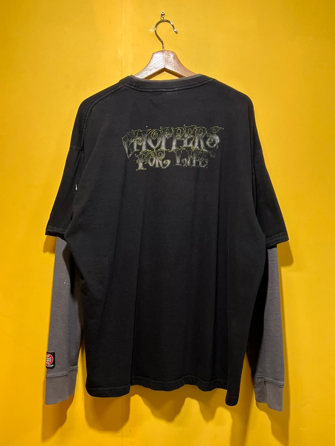 90's [2XL] 웨스트코스트초퍼스 더블 레이어 와플 롱슬리브 빈티지 상품이미지10