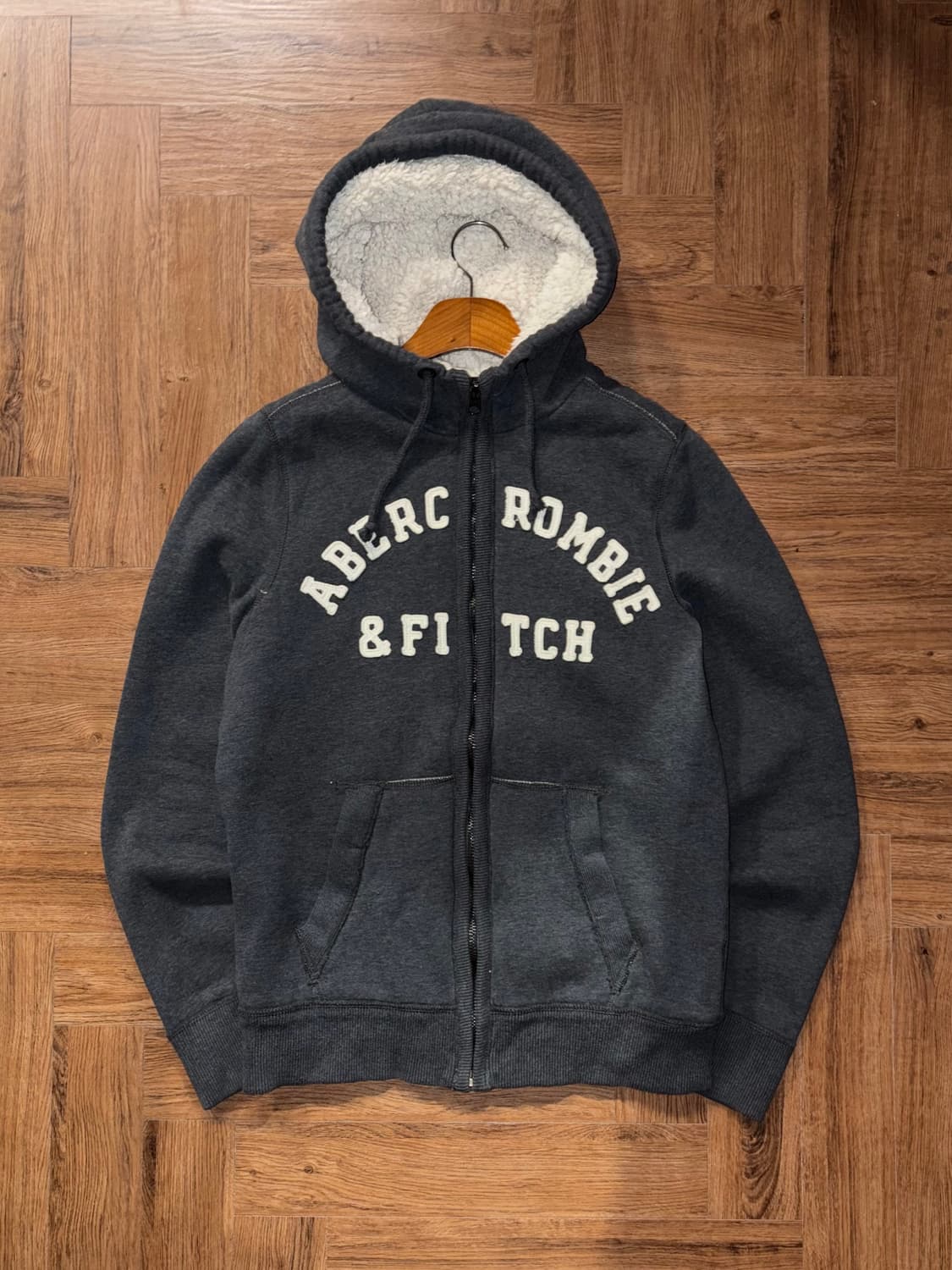 아베크롬비 양털 후드집업 상품이미지4