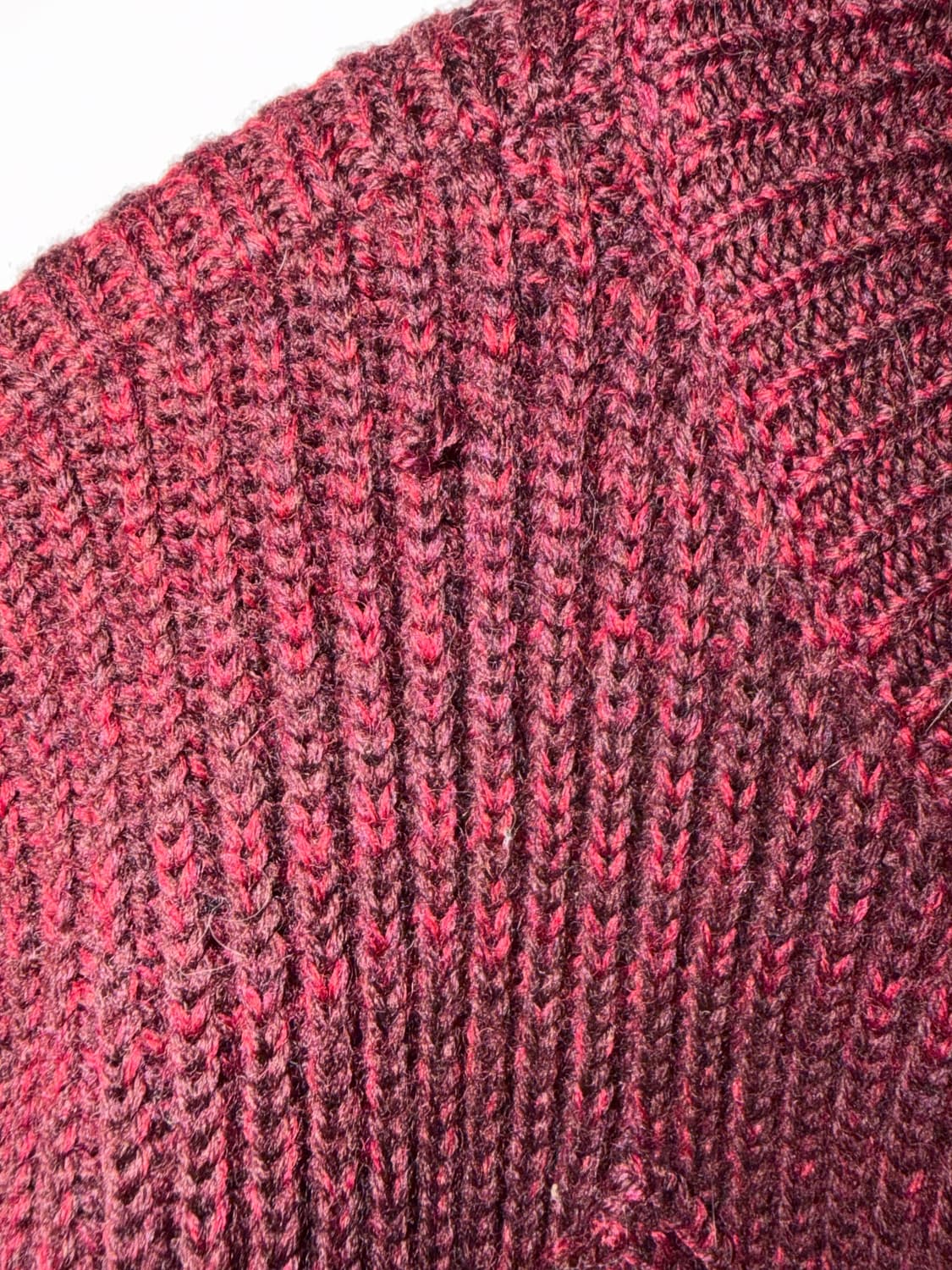 나마체코 3ply 니트 버건디 l 상품이미지2