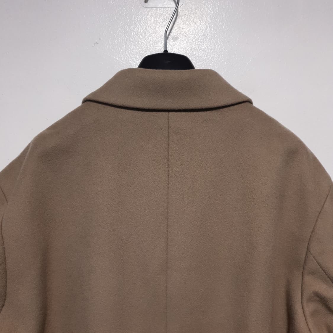 실측 XL) COOR 쿠어 울 리치 블렌드 캐시미어 20 싱글 코트 자켓 상품이미지10