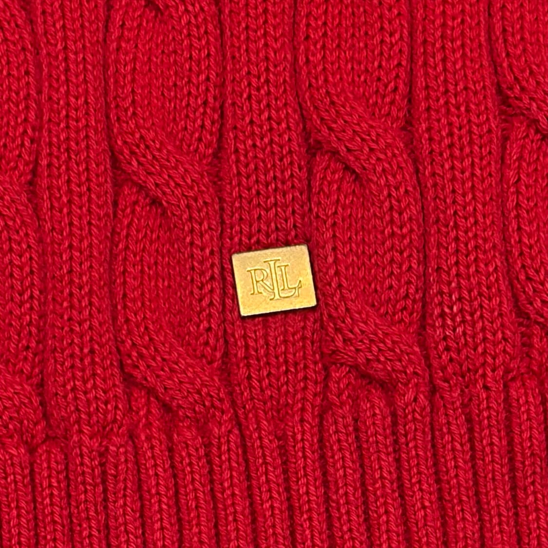 90s USA 빈티지 폴로 랄프로렌 니트 헤비코튼 니트  상품이미지4
