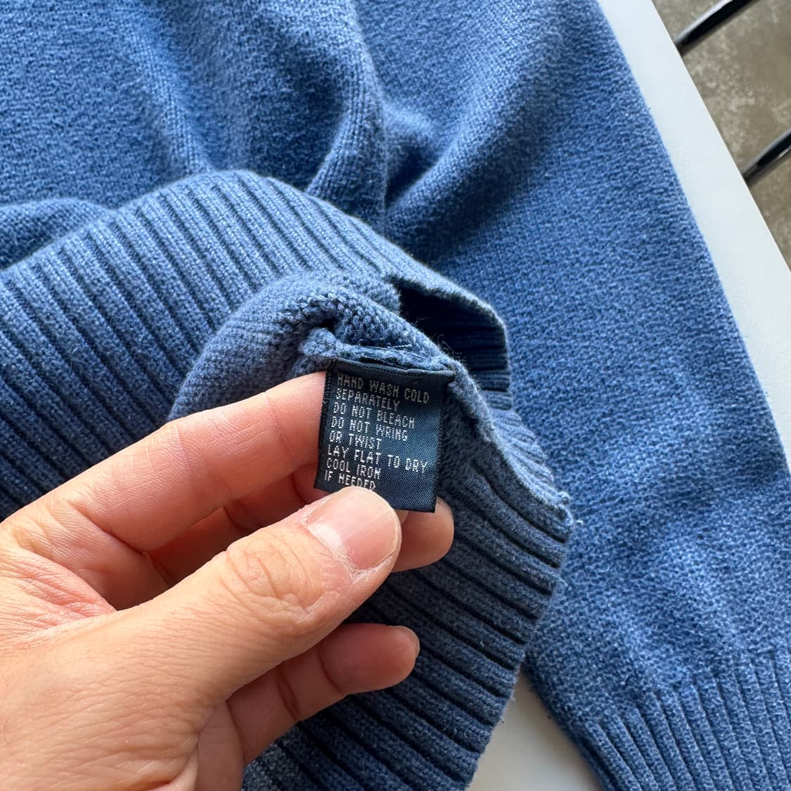 폴로 아비오블루 하프넥 니트  상품이미지4