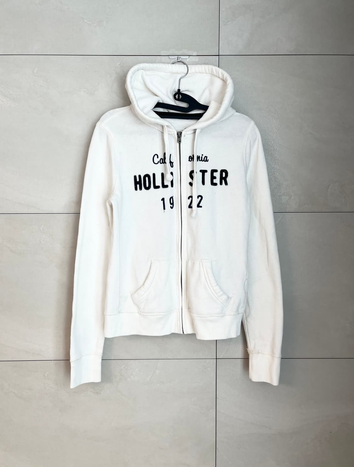 홀리스터 캘리포니아 화이트 후드집업 (M)  상품이미지1