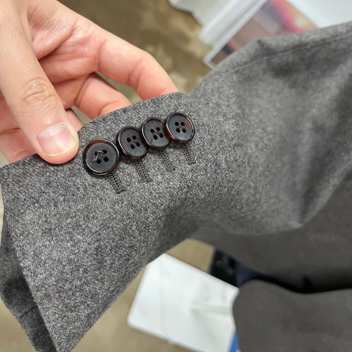 수트서플라이 까노니코 2버튼 울 블레이져 54 상품이미지3