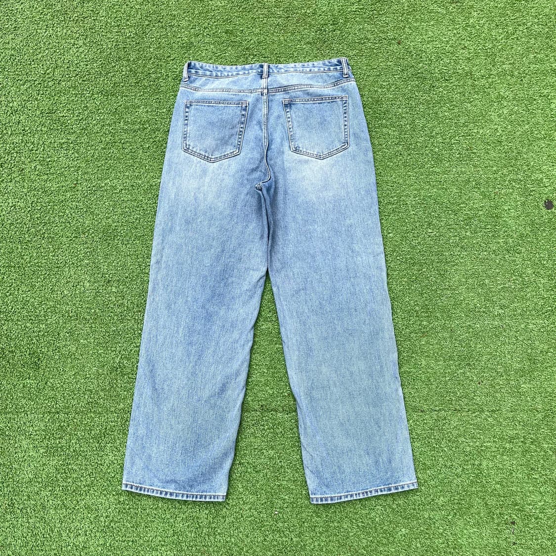 헬로키티 패치 커스텀 데님팬츠 상품이미지4