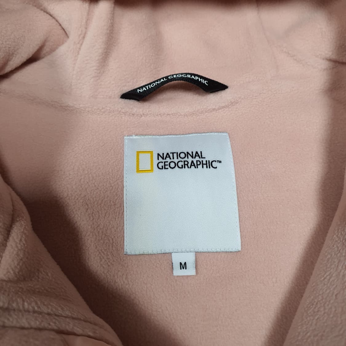 ✨ (바배) 내셔널 지오그래픽 핑크 뽀글이 후드 집업  상품이미지3