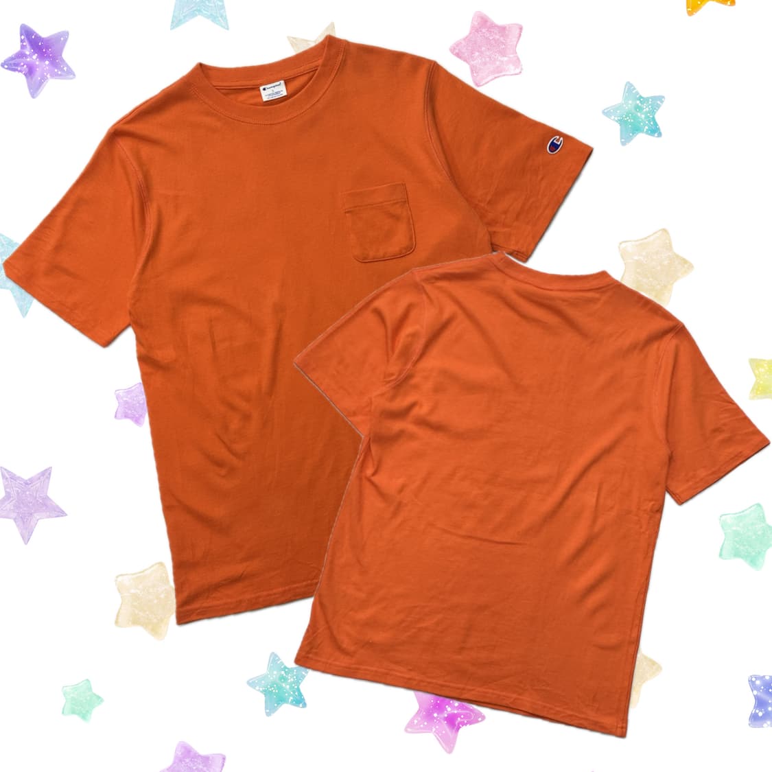 🍊일본 챔피온 오렌지맛 빈티지 반팔 티셔츠🍊시티보이 오버핏  라운드 상품이미지1