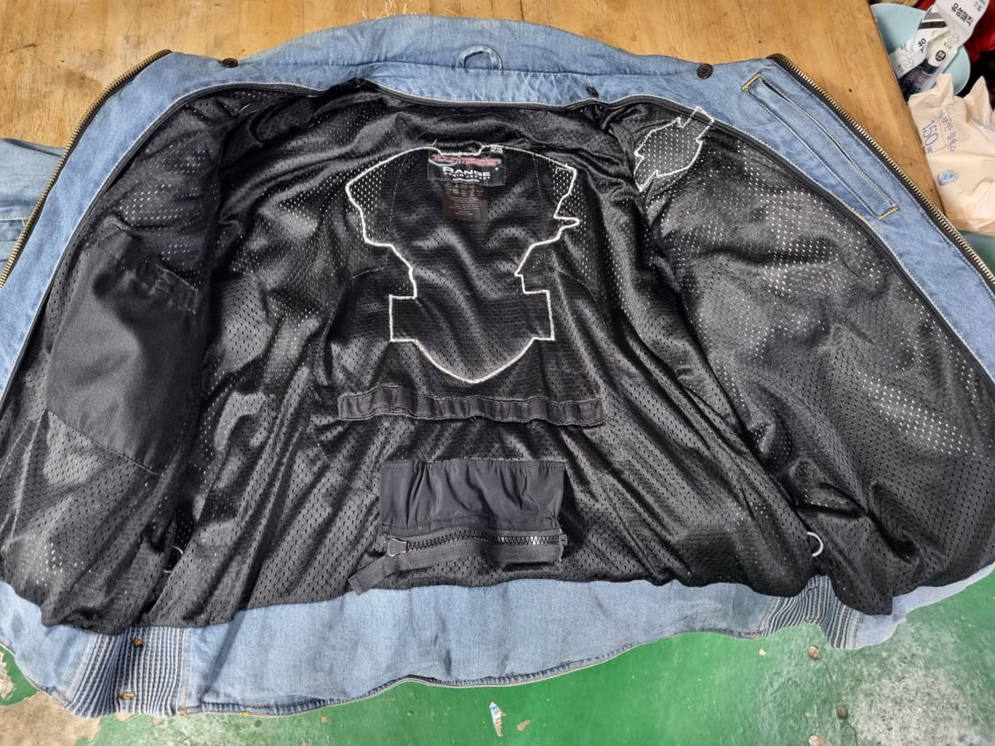 Tour master 빈티지 데님 바이크자켓 XXL 상품이미지4