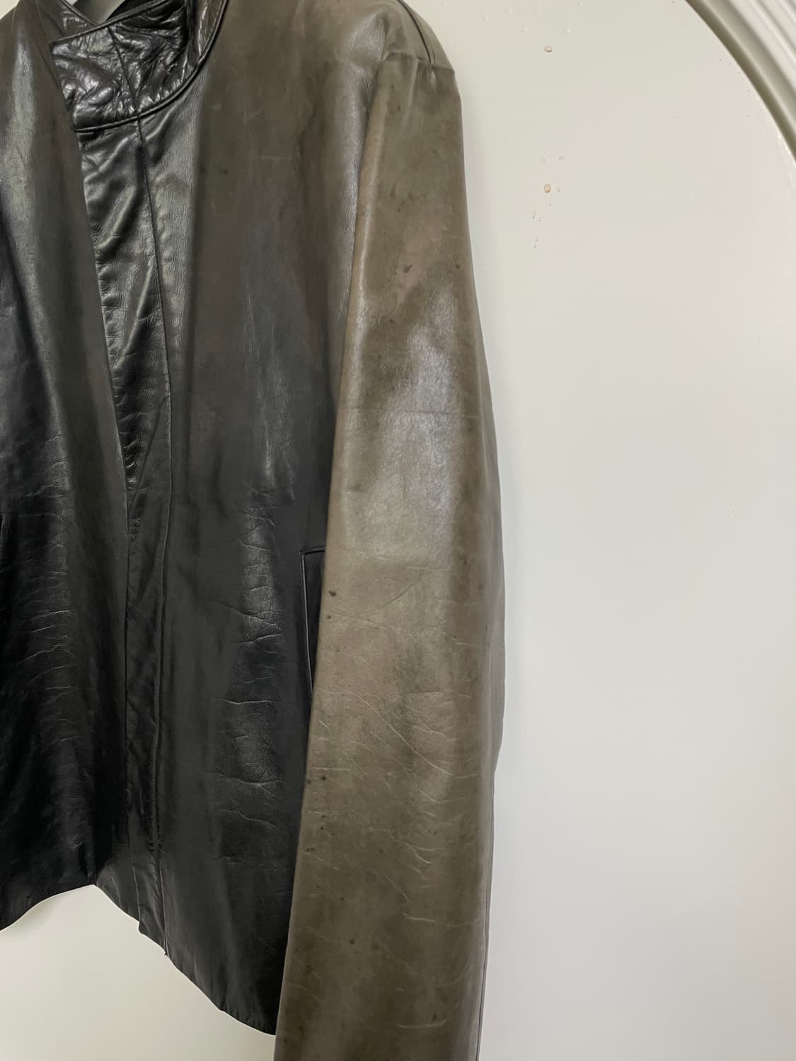 [VINTAGE] 썬페이딩 레더 자켓 상품이미지4