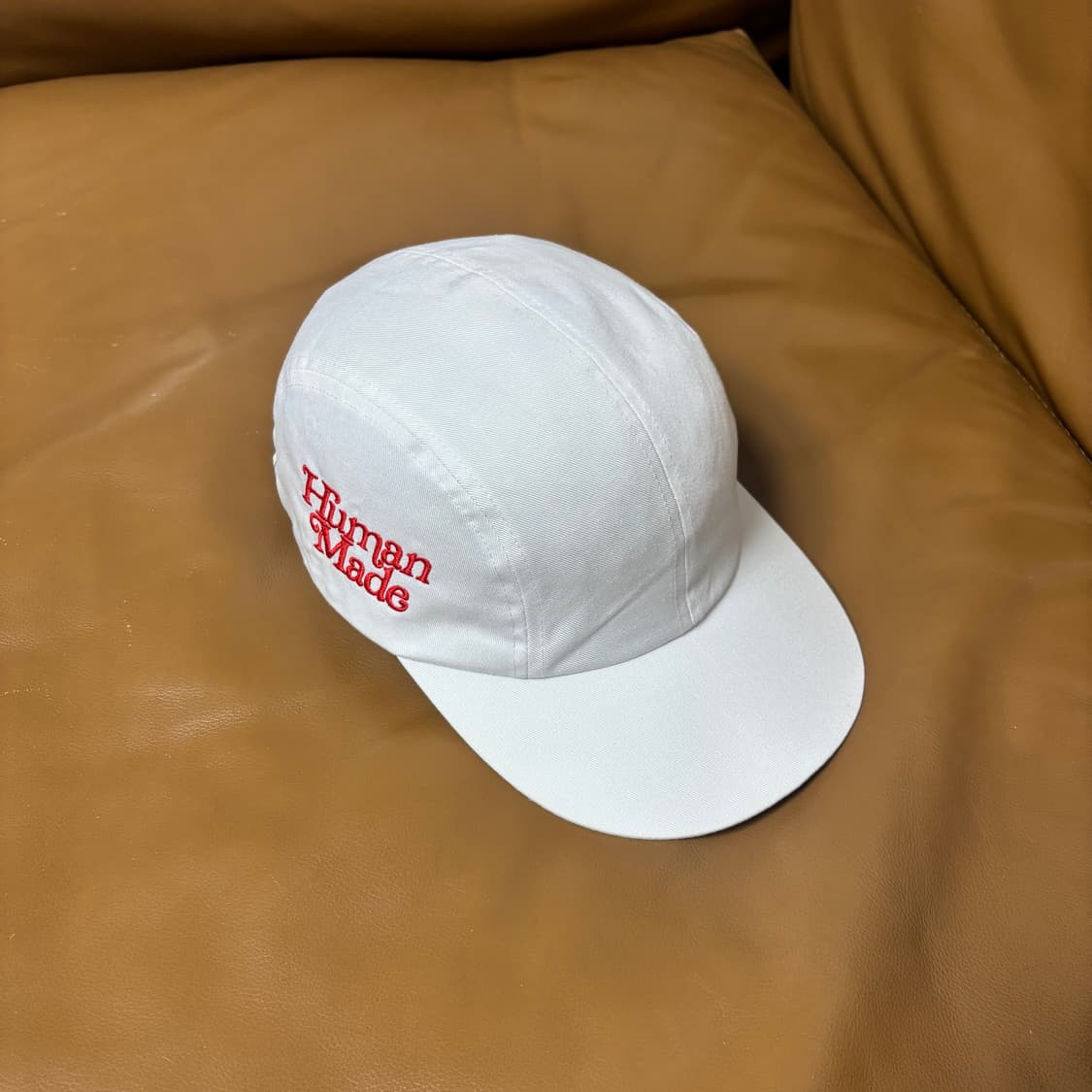 휴먼메이드 걸스 돈 크라이 캠프캡 모자 워시드 화이트 상품이미지2