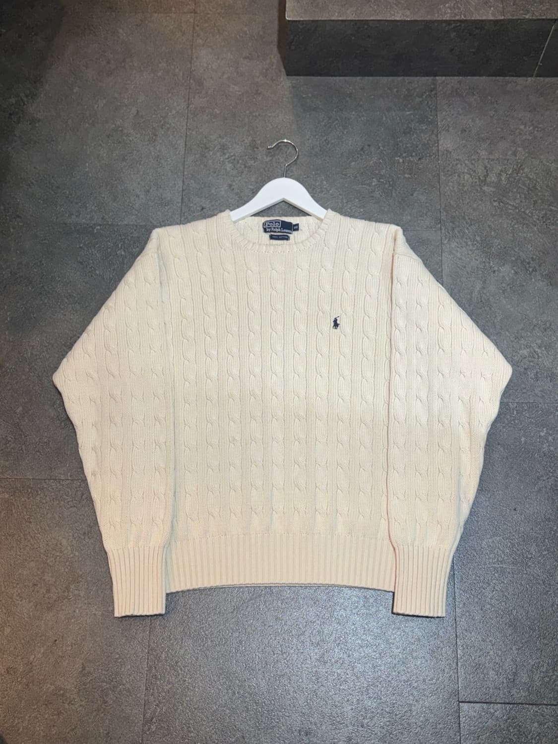 폴로 랄프로렌 꽈배기 케이블 니트 100사이즈 상품이미지2