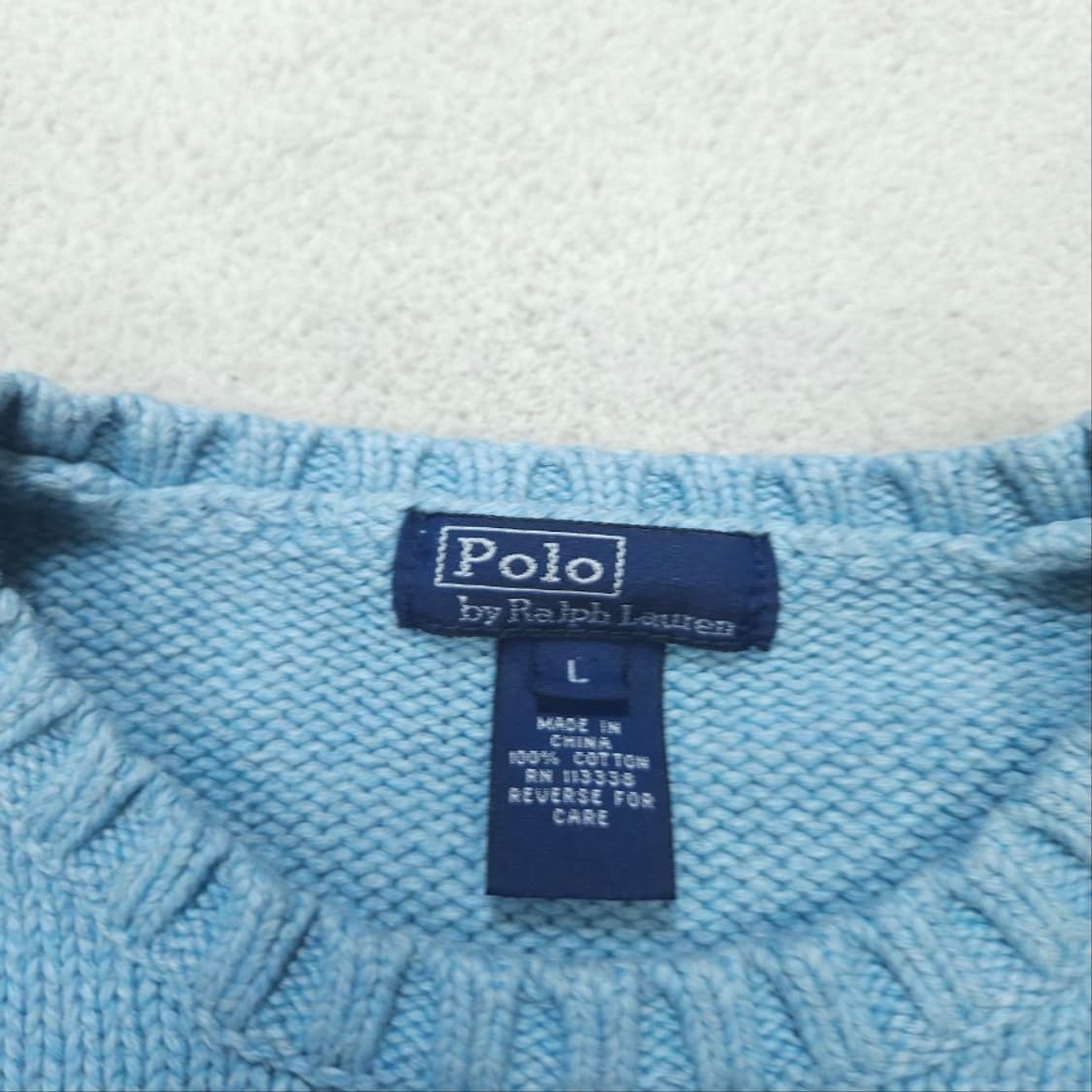 폴로 랄프 로렌 코튼 니트 L 상품이미지4