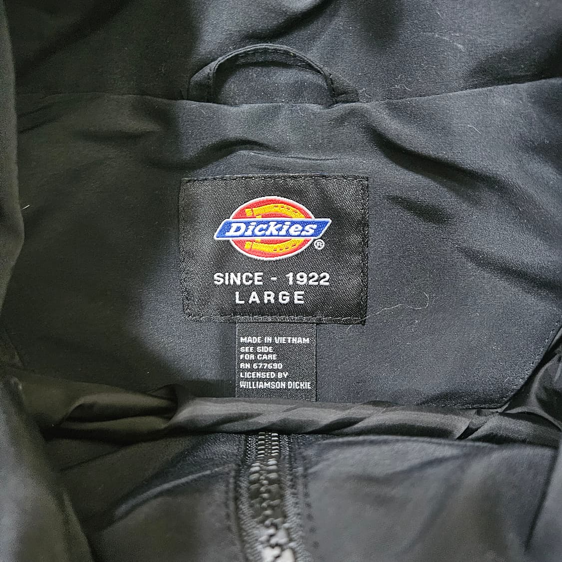 L 디키즈 네이비 롱 후드 바람막이 0312Y 상품이미지3