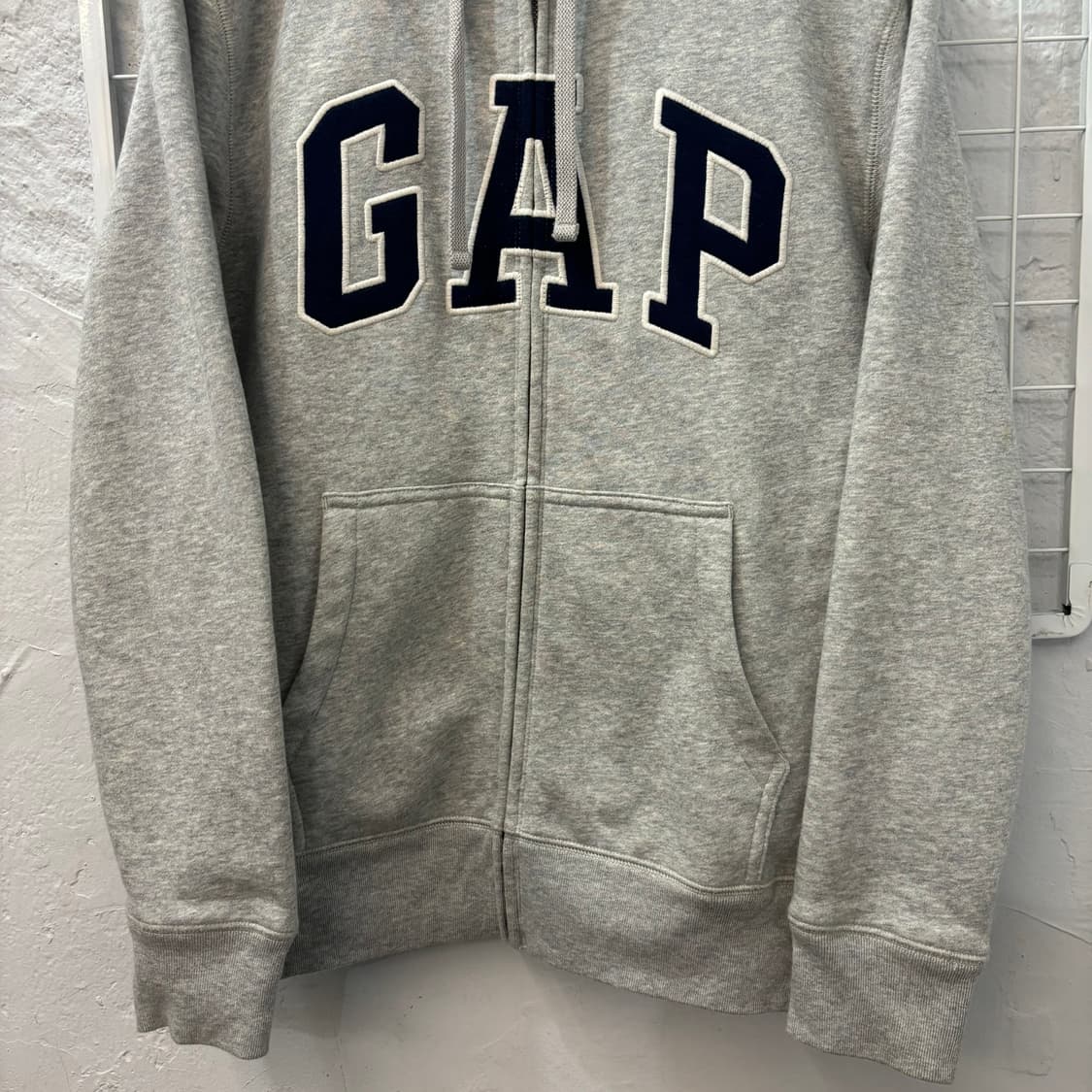 GAP 갭 빈티지 그레이 후드집업 S 상품이미지4