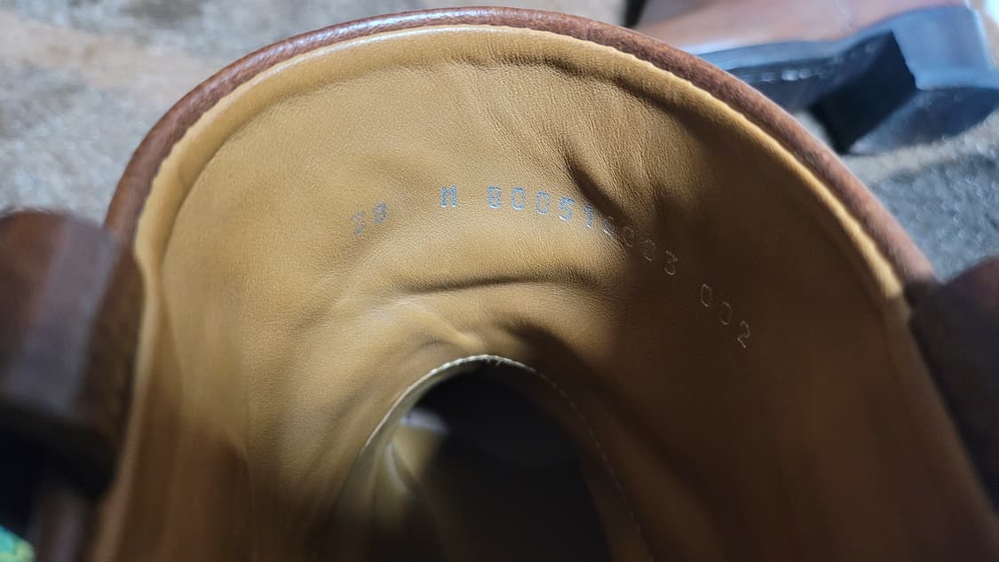 폴로 고급라인 퍼플라벨 가죽 앵글부츠 38M 상품이미지8