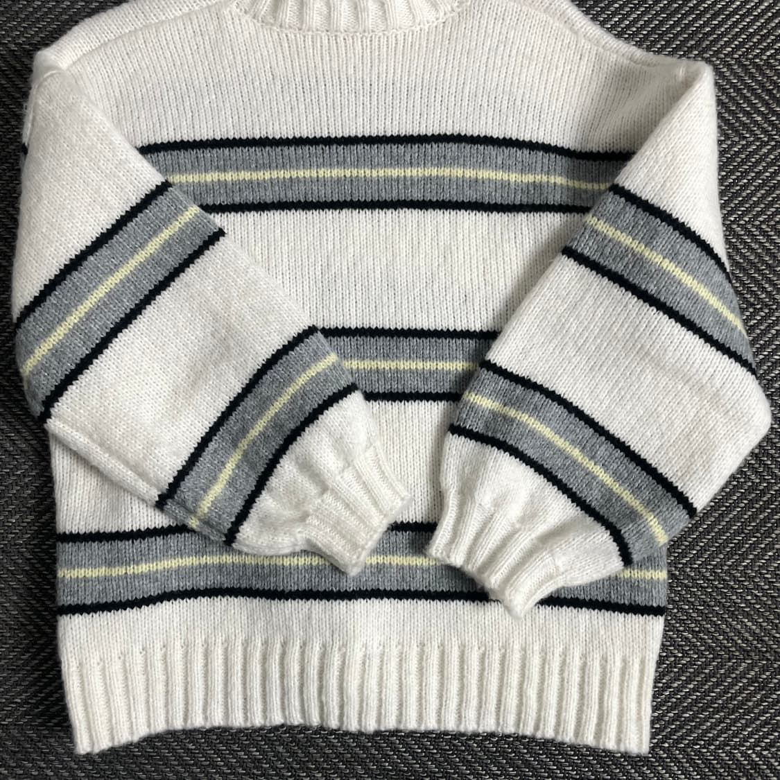 빈티지 단가라 디테일 박시핏 스웨터o 3137 상품이미지3