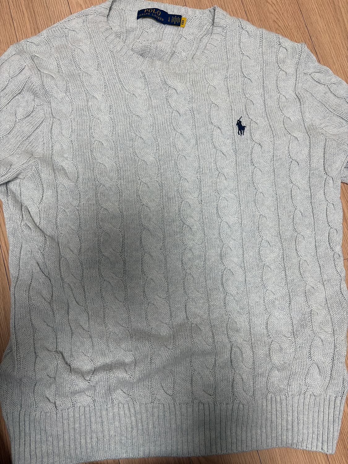 폴로 코튼 니트 판매합니다 상품이미지1