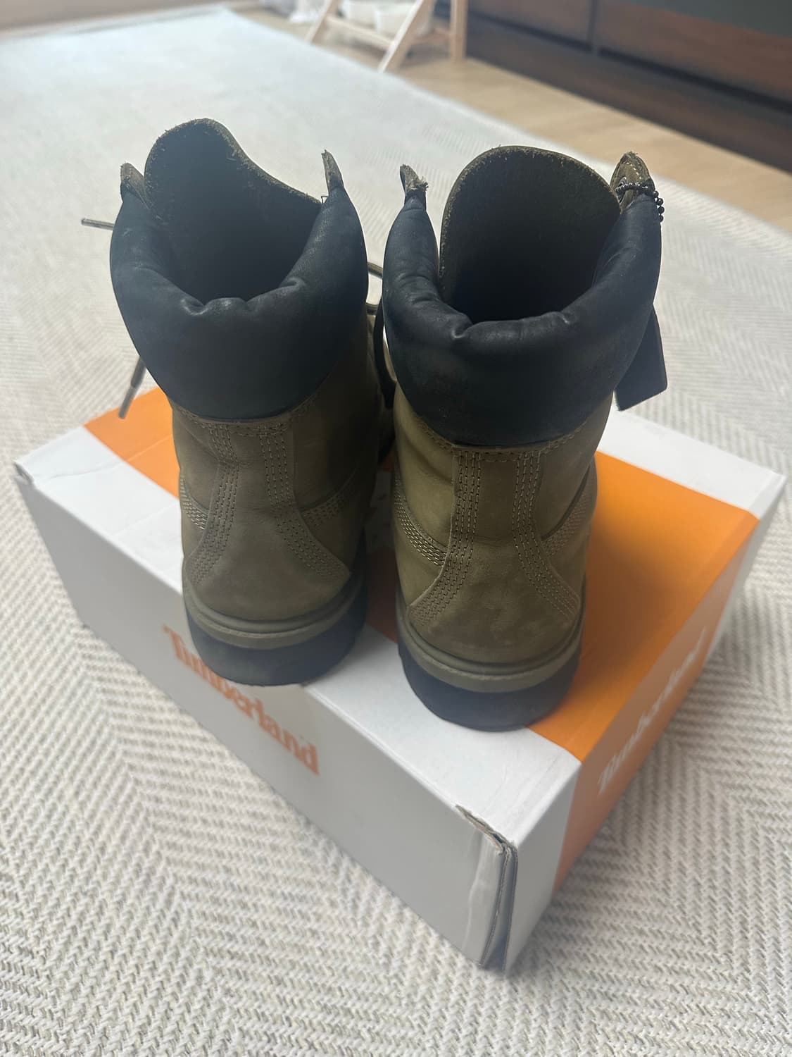 팀버랜드 6인치 올리브누벅 프리미엄 워터프루프 상품이미지3