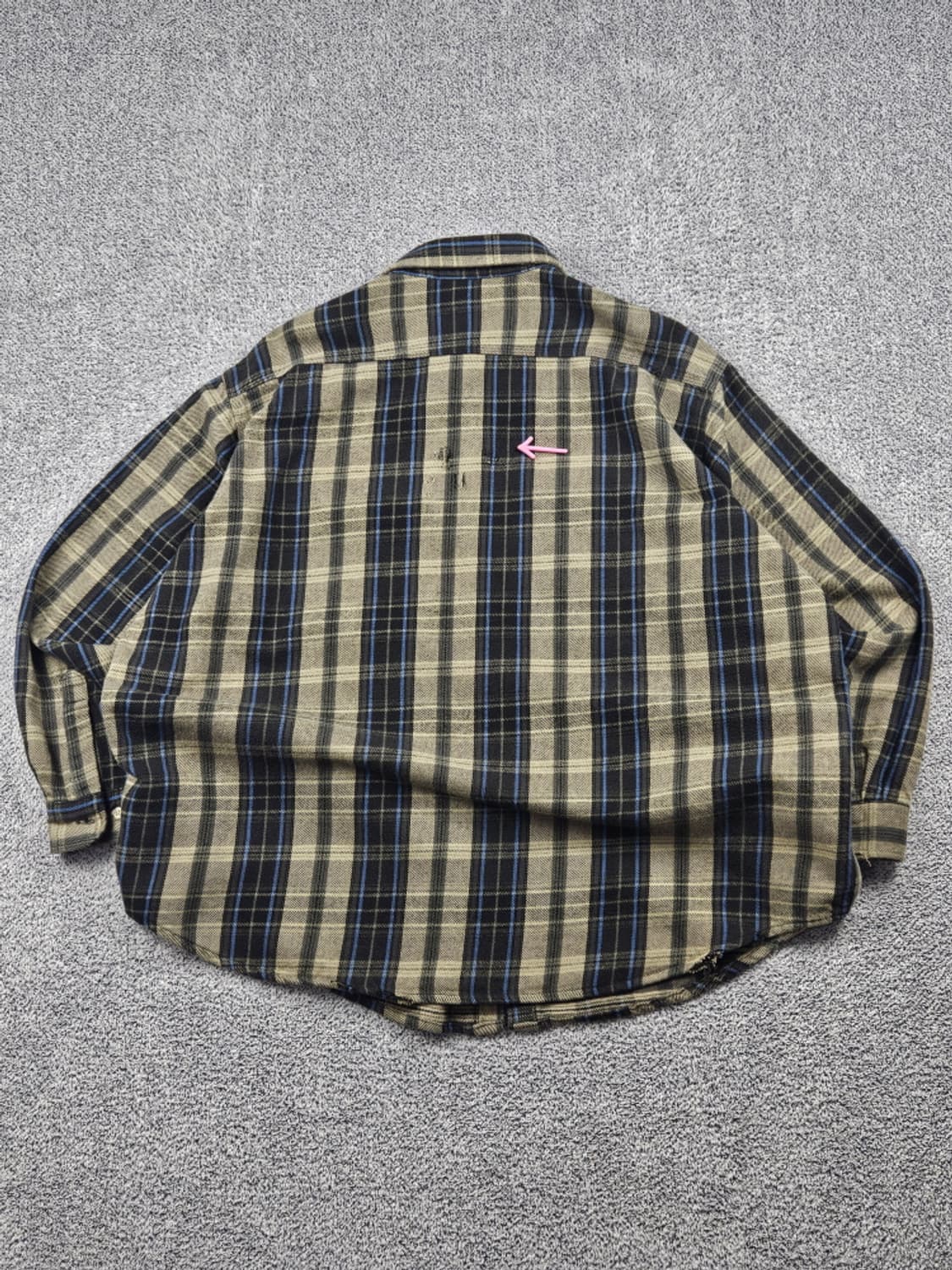 칼하트 체크 헤비 코튼 플란넬 워크 셔츠 ( 상세설명참조 )/ 10339 상품이미지5