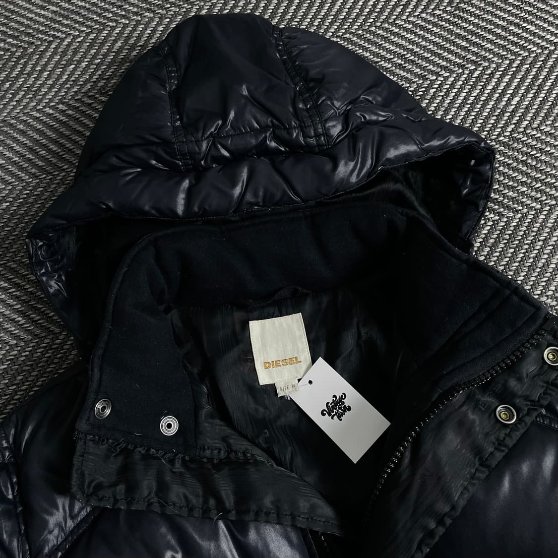 디젤 Y2K 빈티지 글로시 다운 푸퍼 패딩y 3637 상품이미지7