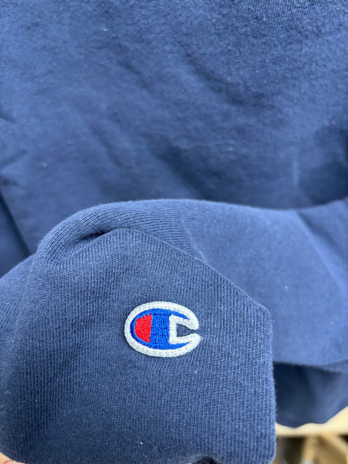 O0s 챔피온 네이비 스웻셔츠 (MADE IN USA) L사 이즈 상품이미지2