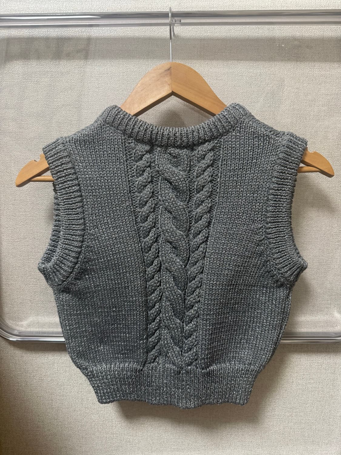 Curetty vest 큐리티 니트 조끼 상품이미지5