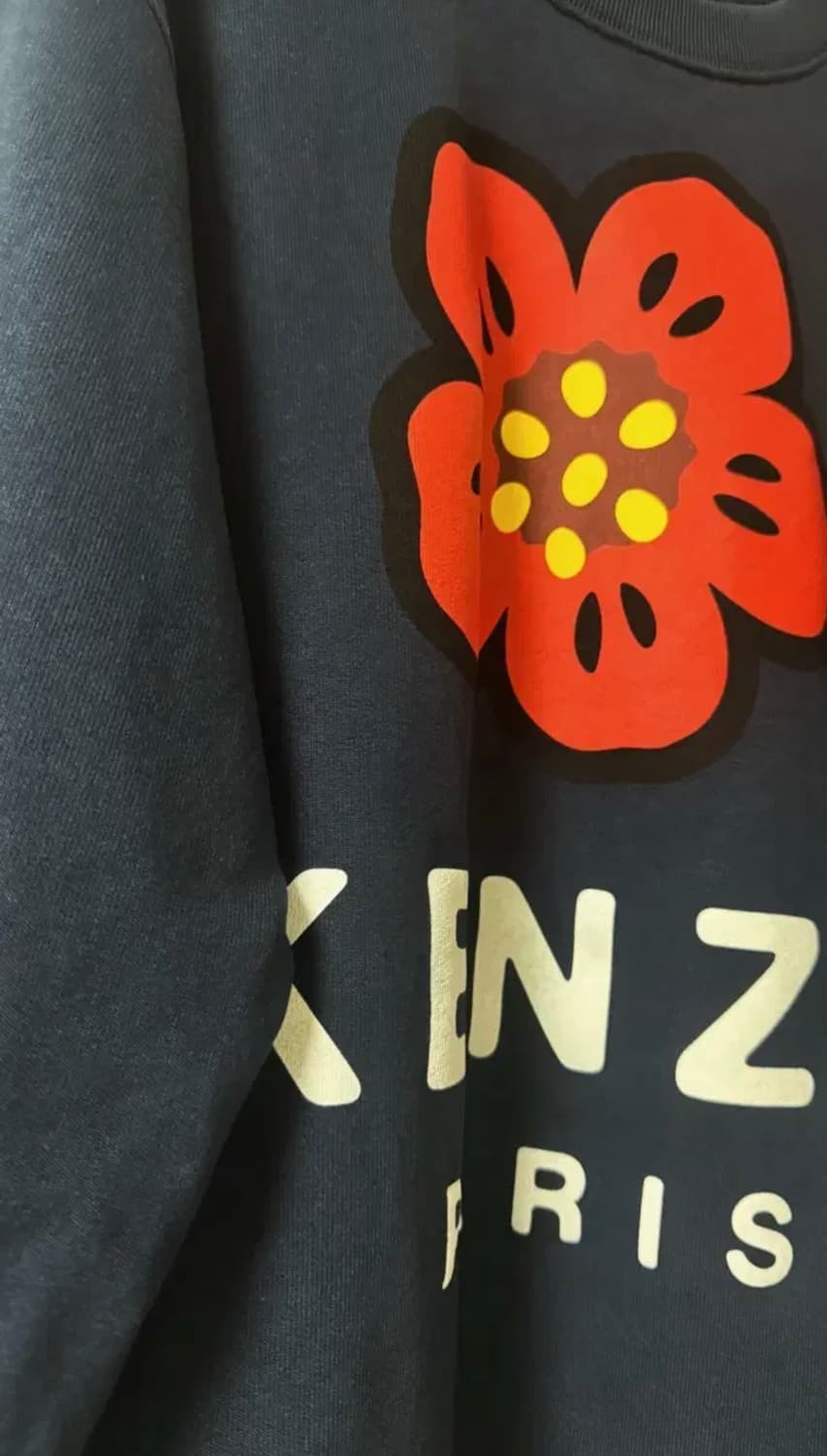 겐조 보케 플라워 스웻셔츠 미드나잇 블루 s 사이즈 상품이미지2