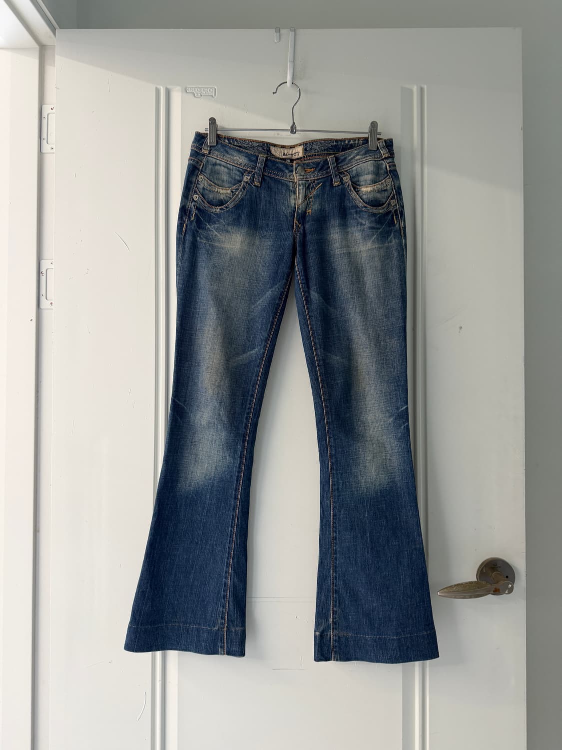 일본빈티지 y2k 로우라이즈 부츠컷 데님 상품이미지1