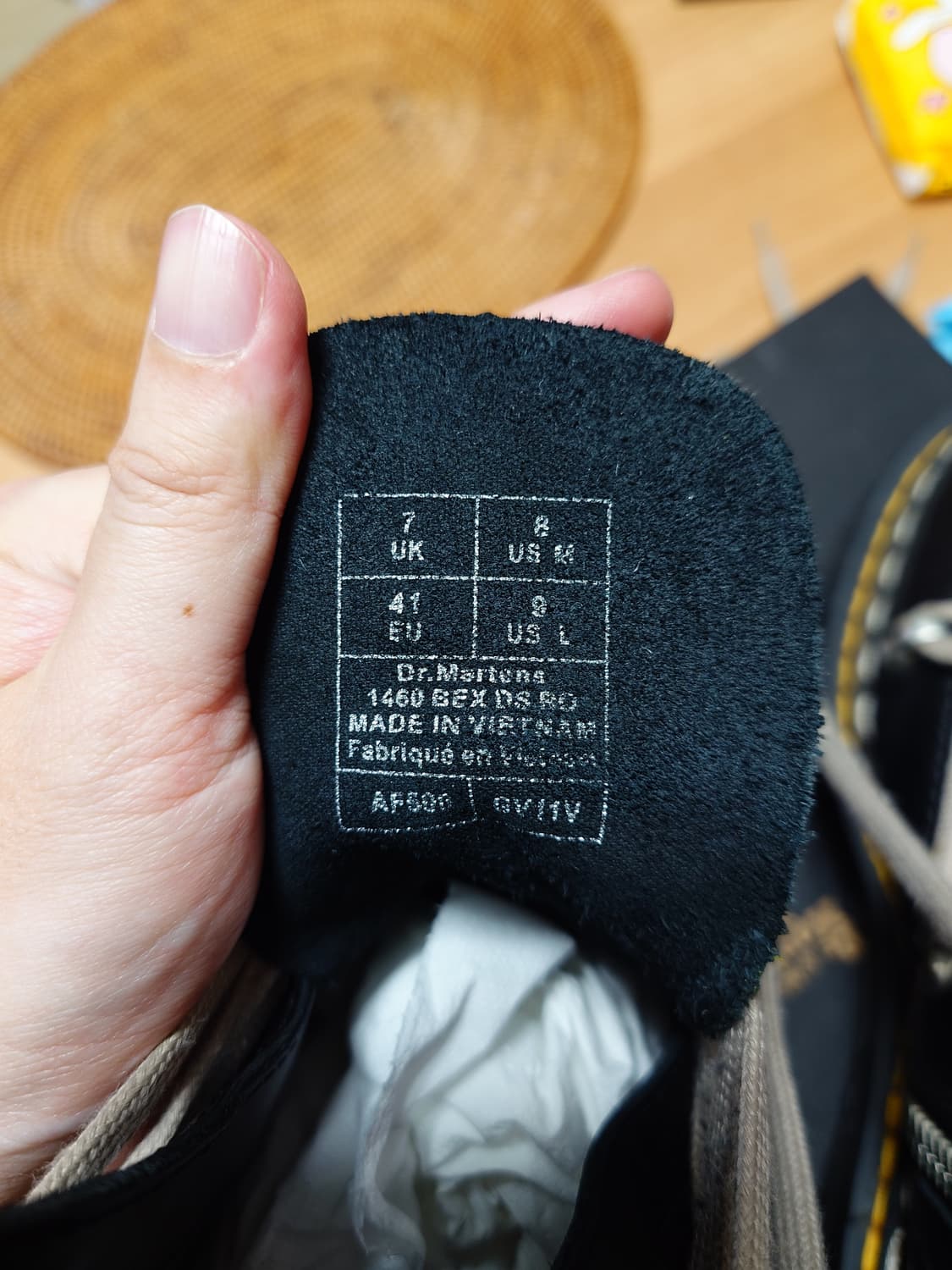 릭오웬스 닥터마틴 1460 벡스 솔 부츠 상품이미지2