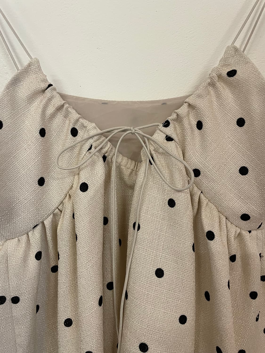 Dot print sleeveless top 상품이미지5